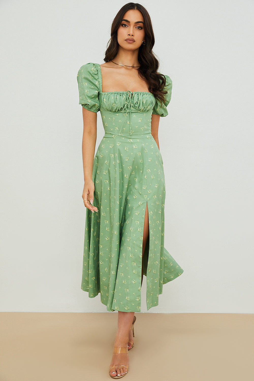 Aviana – Vestido Bloom Manga Bufante