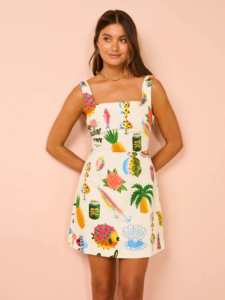 Azalée – Vestido Délice Tropical