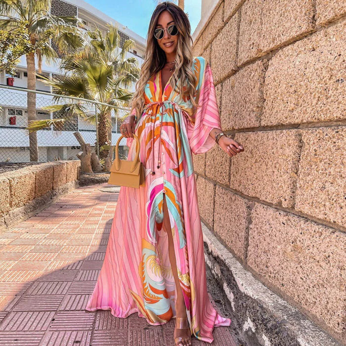 Daria – Vestido Kaftan de férias
