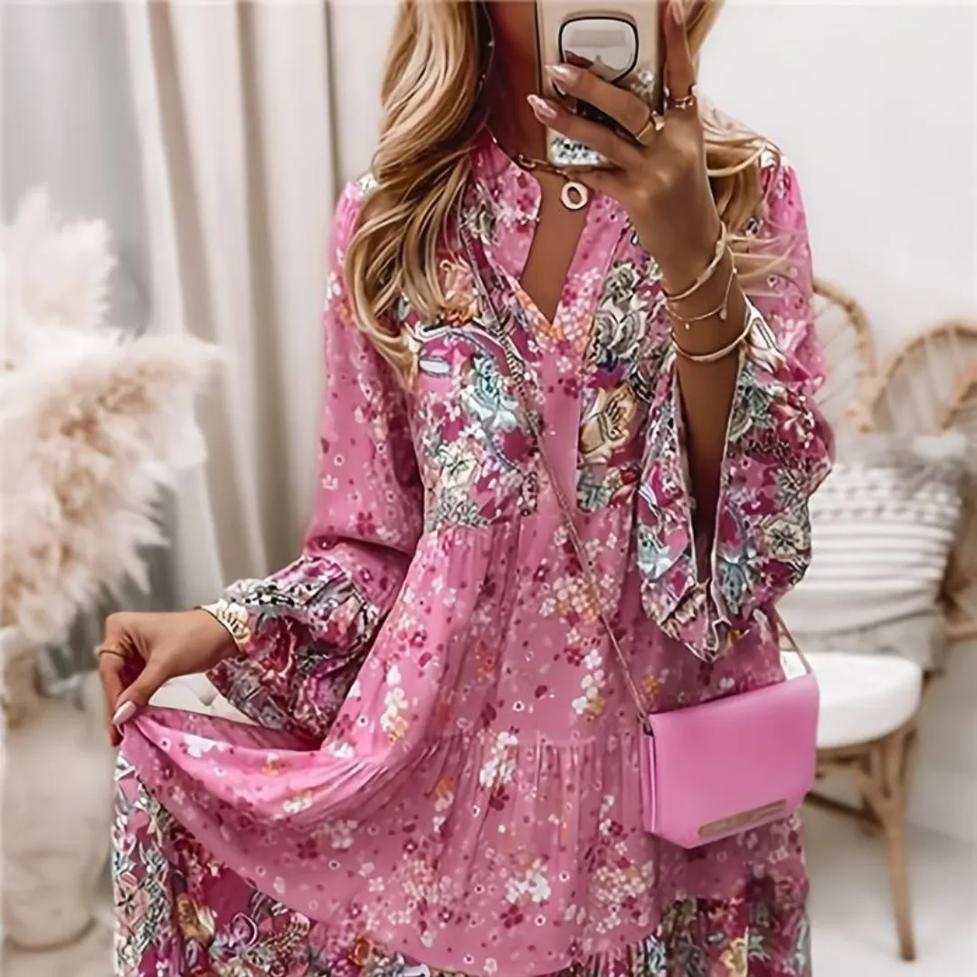 Eira – Vestido Boho Estampado