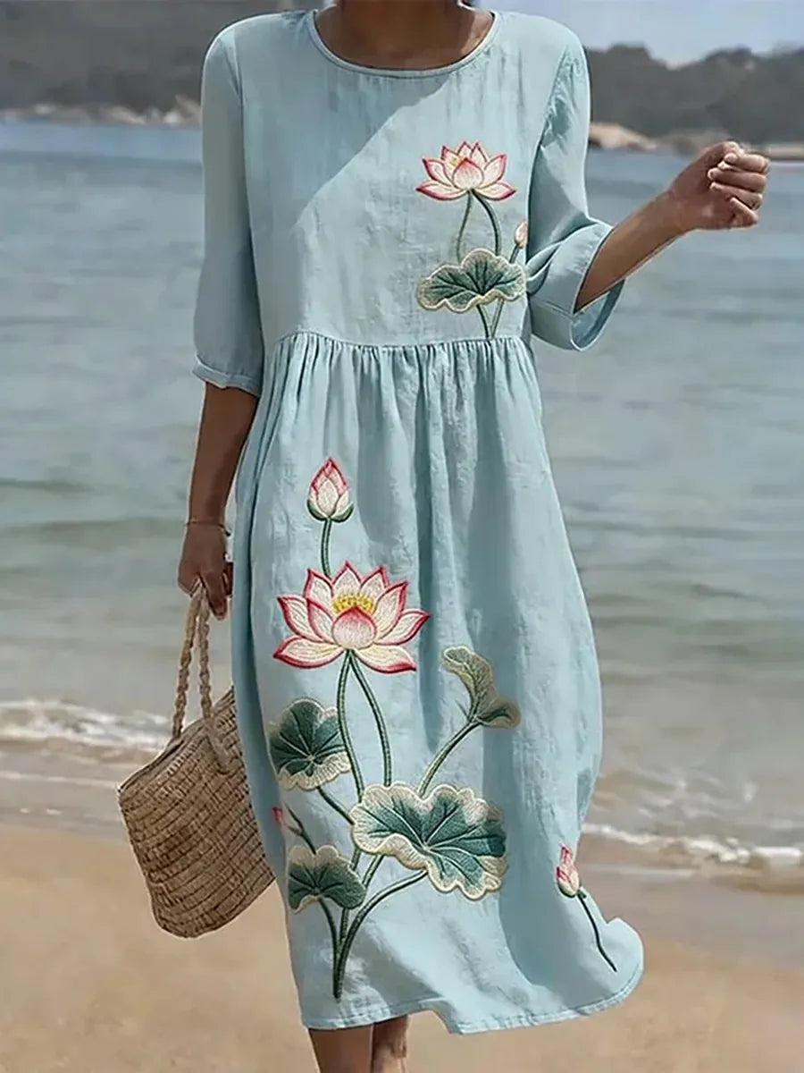 Gaëlle – Vestido casual estampado