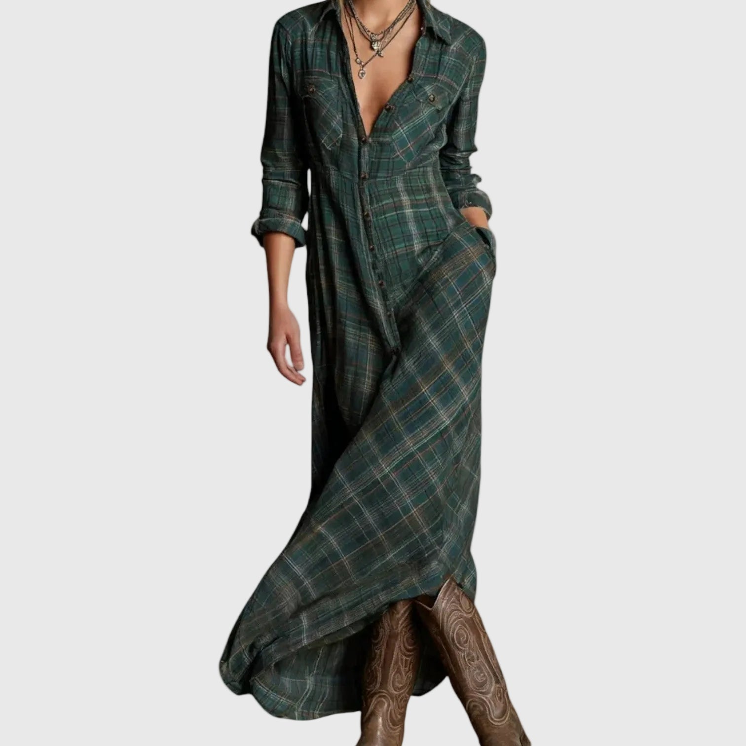 Vestido Maxi Elegante | Rosa