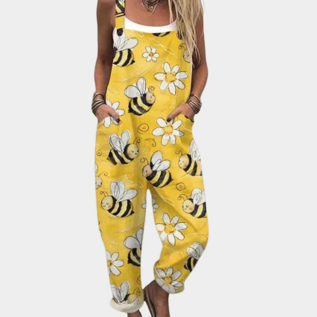 Macacão estampado confortável