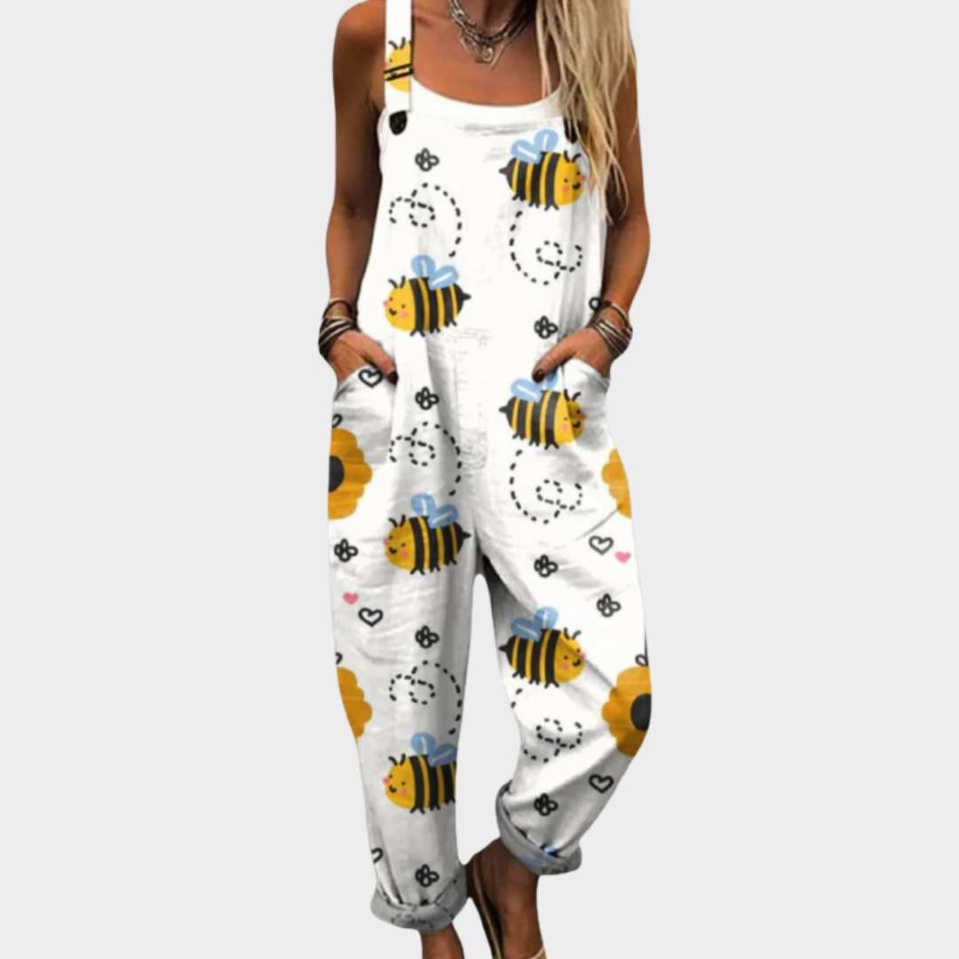 Macacão estampado confortável