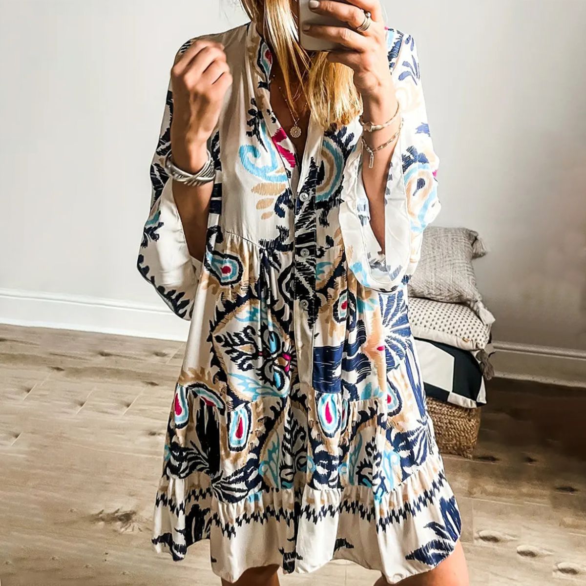 Veronique – Vestido Túnica Boêmio